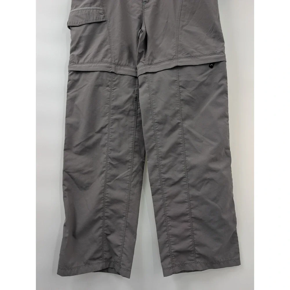 North Face Girls Convertible Pants Gray Size Large 14/16 Outdoor Zip Off‎ Gray - Picture 4 of 9